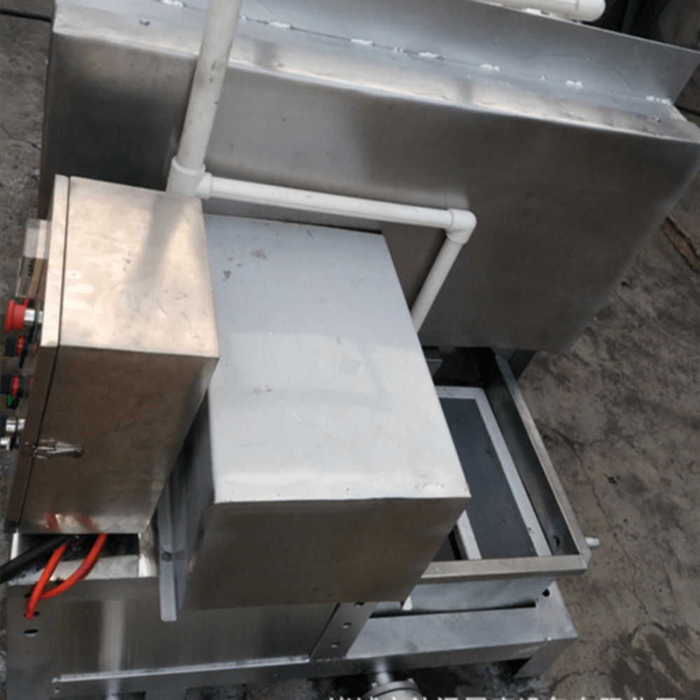 Abattoir feet dehair machine detail